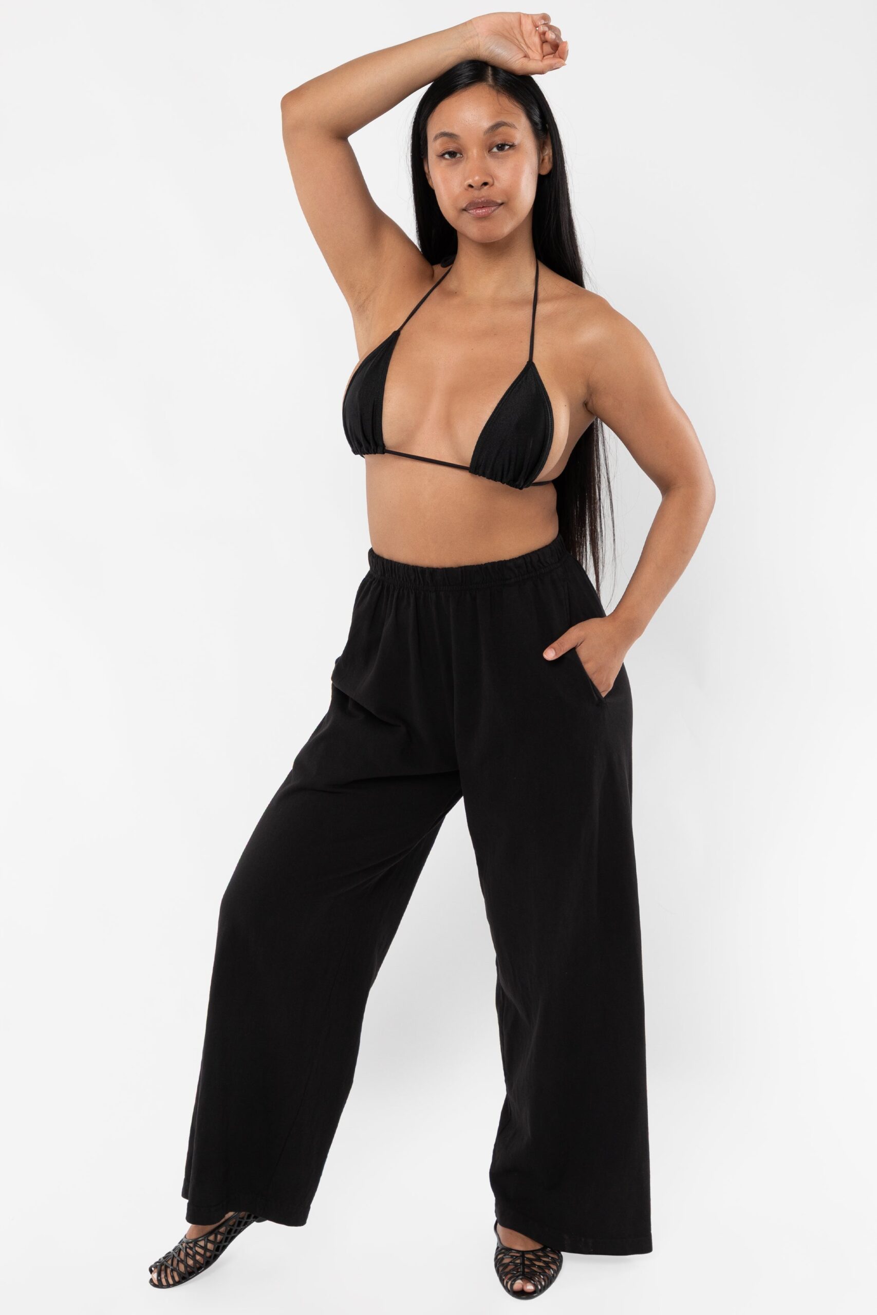 14305GD_Black3 Women's Lounge Pants - Image 1