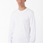 Fine Jersey Long Sleeve Crew Neck T-Shirt
