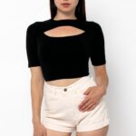 Cut Out Crop Top