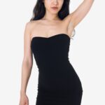 Ruched Front Tube Dress