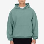 Long Sleeve Garment Dye French Terry Pullover Hoodie