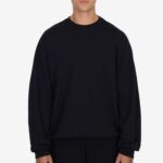 Long Sleeve Garment Dye French Terry Pullover
