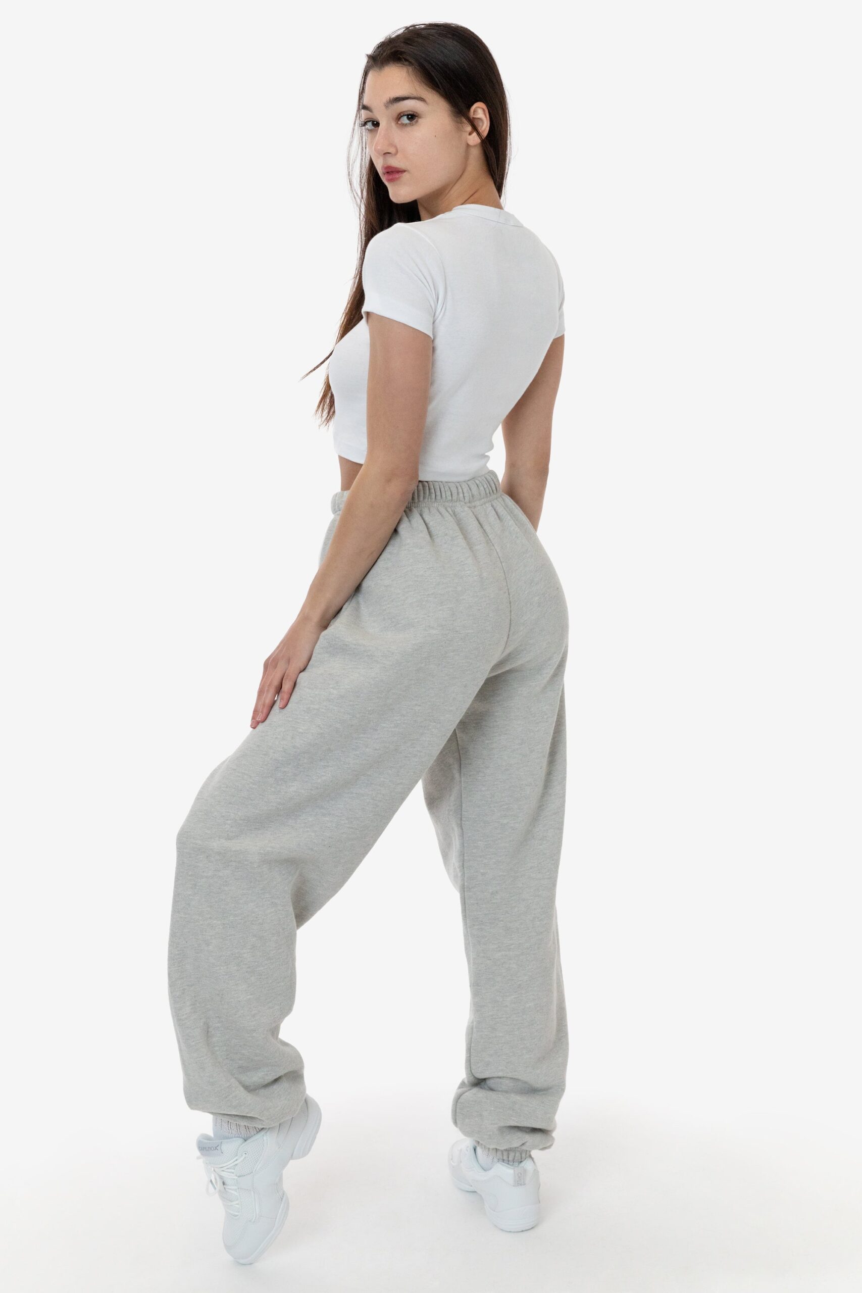 CF394-3 Cotton Fleece High Waist Sweatpants - Image 1