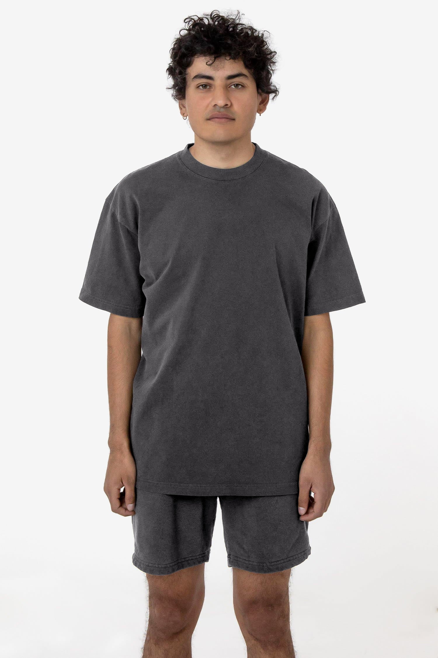 HF02GD-VINTAGEBLACK-2 Heavy Fleece Sweat Short (Pigment Dye) - Image 1