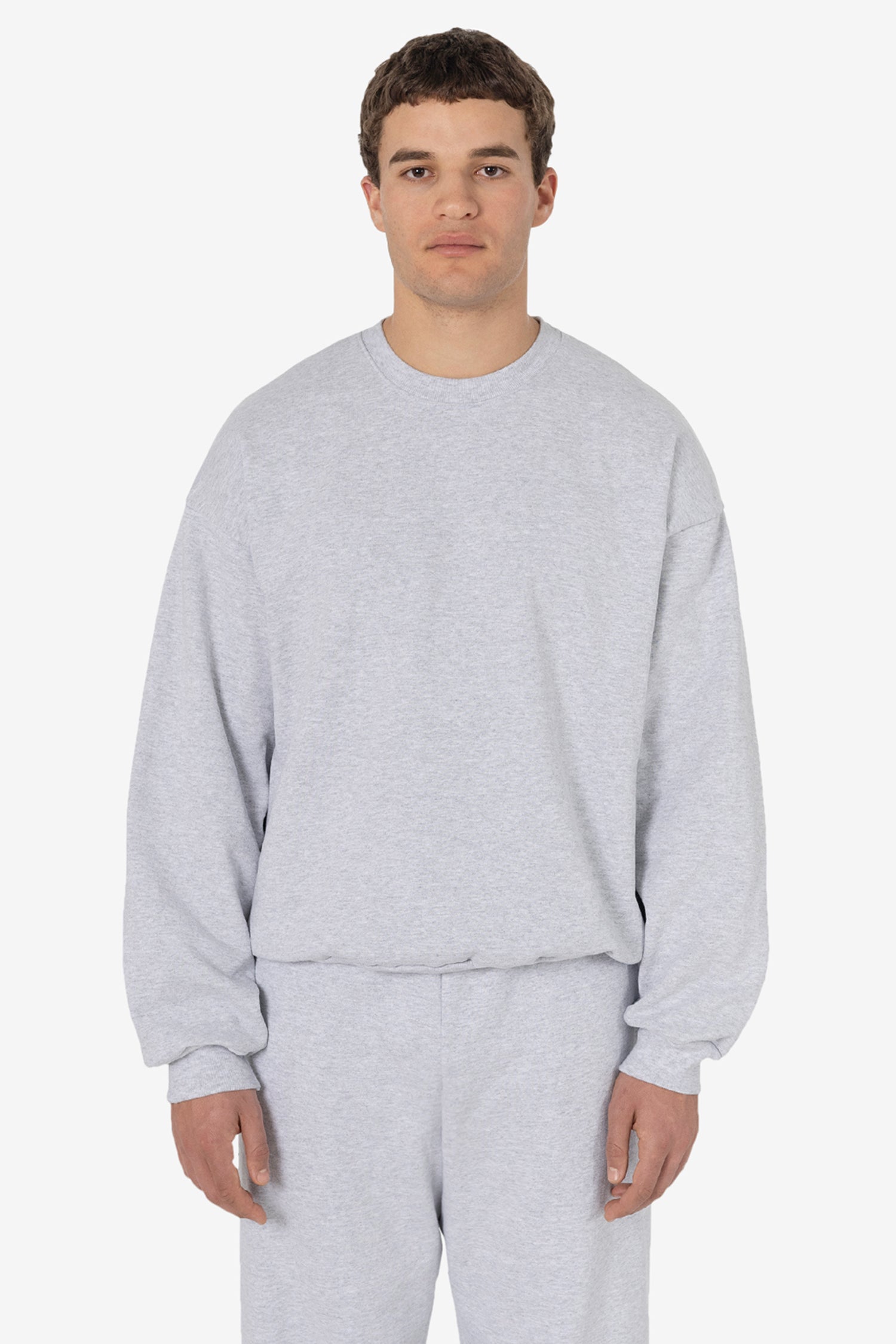 HF07ASHFRONTadam Heavy Fleece Crewneck Sweatshirt (Piece Dye) - Image 1