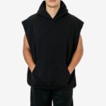 Heavy Fleece Sleeveless Hoodie (Piece Dye)