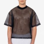 King Mesh Short Sleeve Crewneck T-Shirt