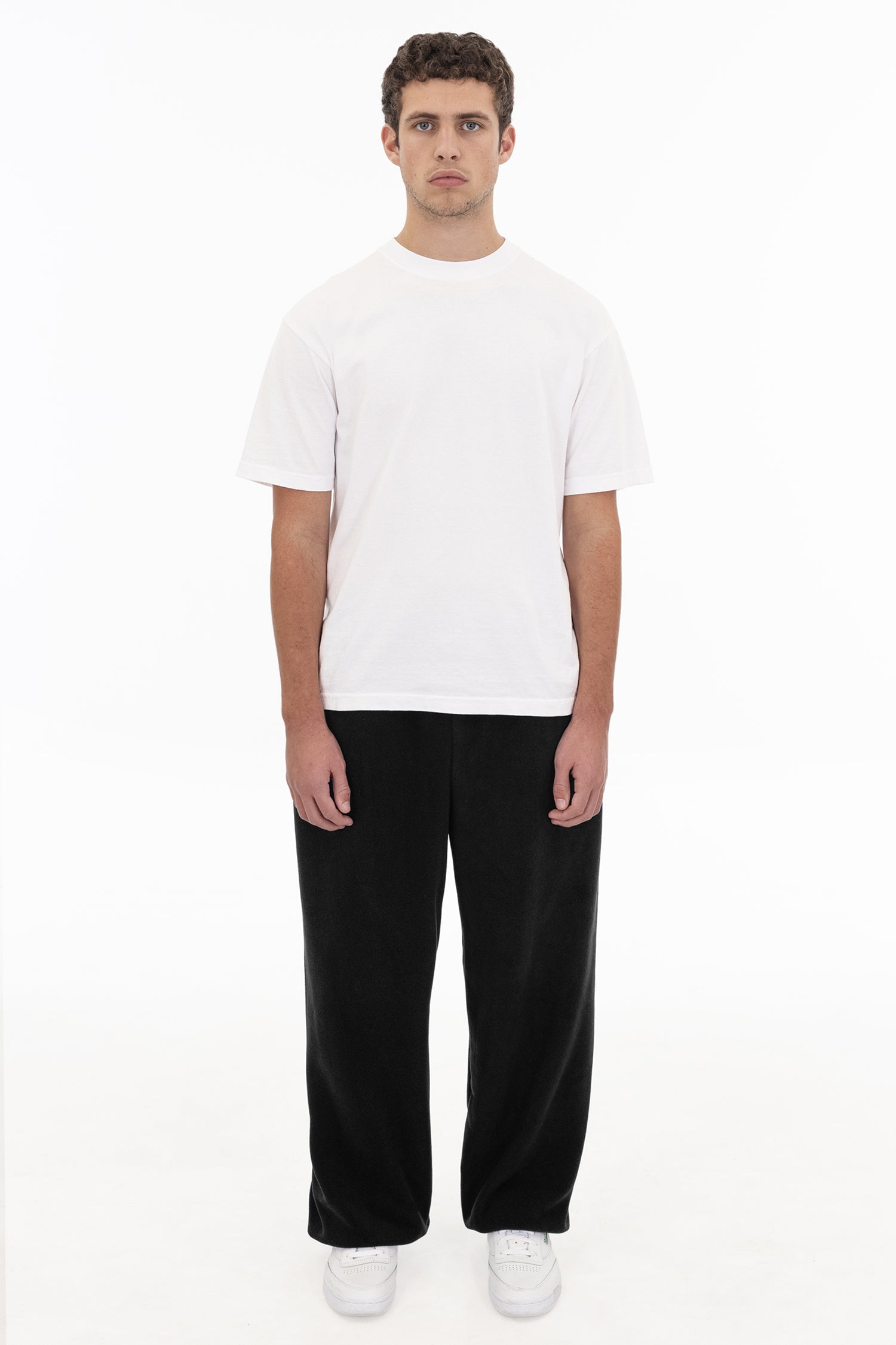 PF404BlackFront-1 Polar Fleece Sweatpant - Image 1