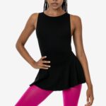 Ponte Boatneck Ballerina Skirted Leotard