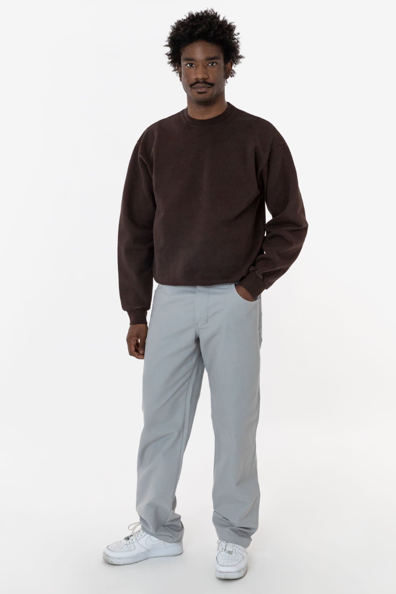 RDC405-15-1 Grey Duck Canvas Work Pant - Image 1