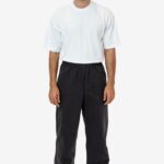 Cotton Poplin Wide Leg Pant