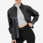 Leather Button Up