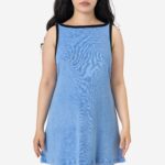 Loop Terry Boatneck A-Line Dress