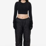 Nylon Puffy Pant