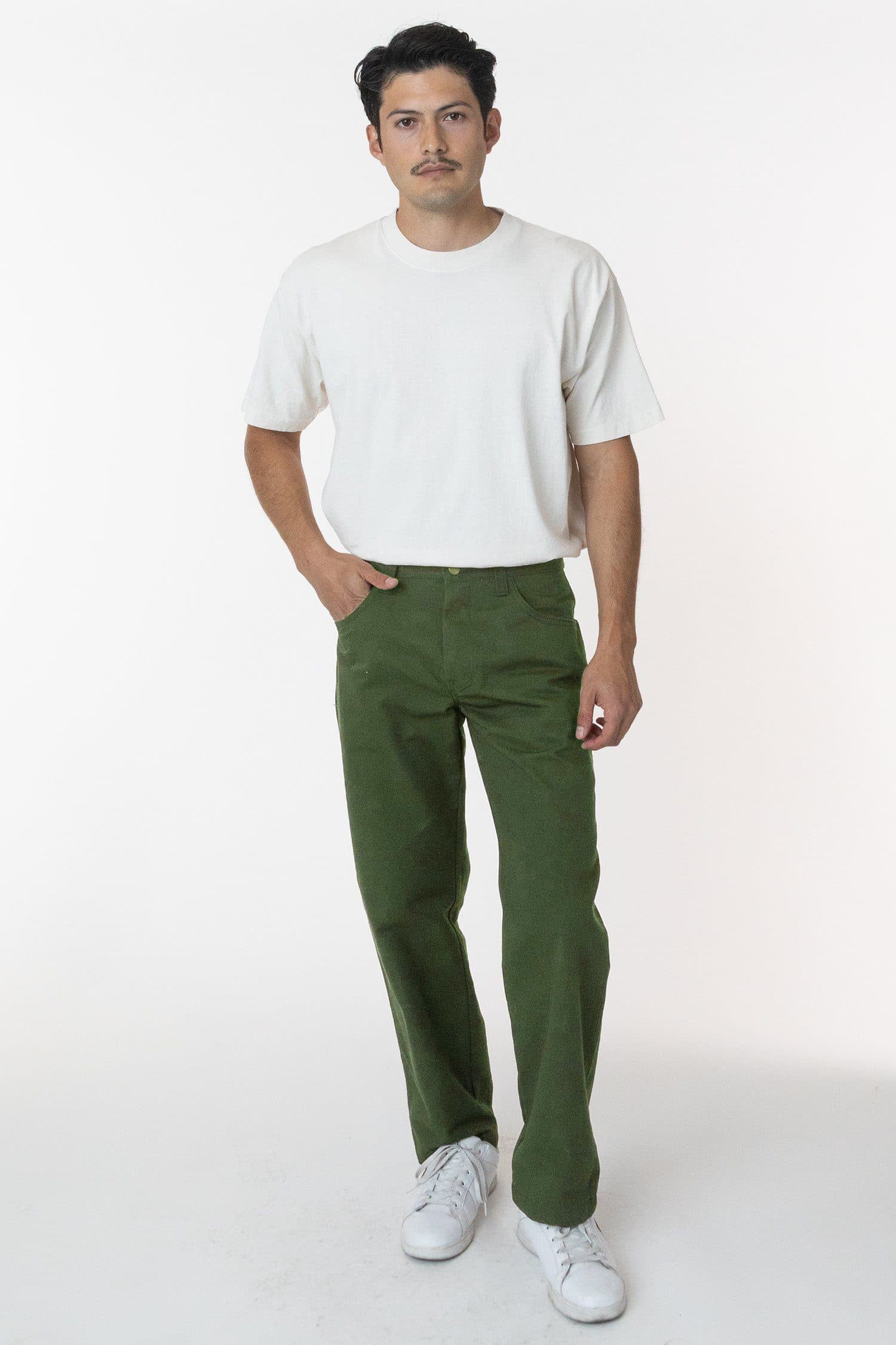 RTWL01-ARMY-4 Twill Work Pants Army - Image 1