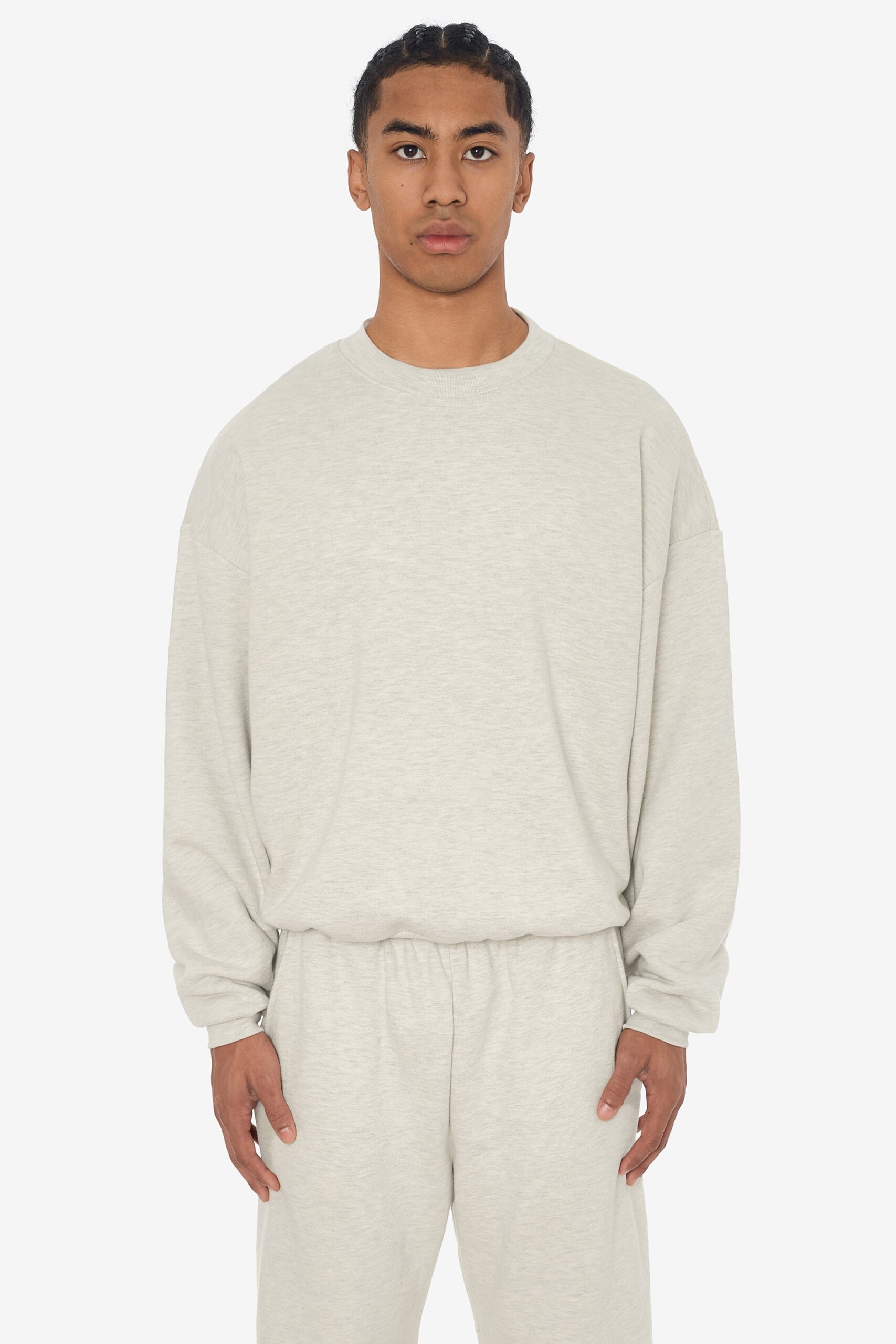 SF1047-SCOUR-1-HALF_1 Scour Fleece Wide Crewneck - Image 1