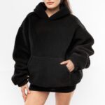 Unisex Sherpa Pullover Hoody