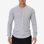 Poly-Cotton Thermal Long Sleeve Henley