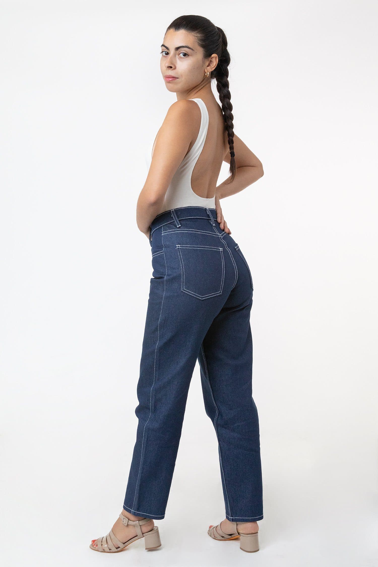 Thalia_4 Raw Indigo Women's Relaxed Fit Jeans - Image 1