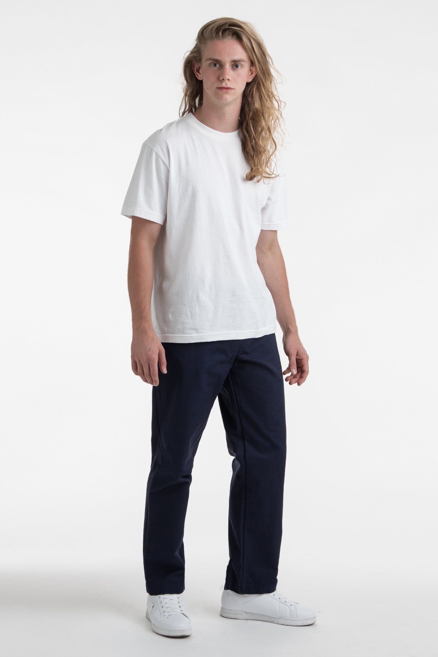 WORKERPANT_NAVY_SAM_1_18c0f54f-988e-4f63-954e-1a6086fffc80-1 Twill Work Pants Navy - Image 1