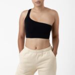 Garment Dye One Shoulder Crop Top
