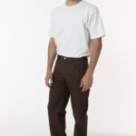 Twill Work Pants Brown