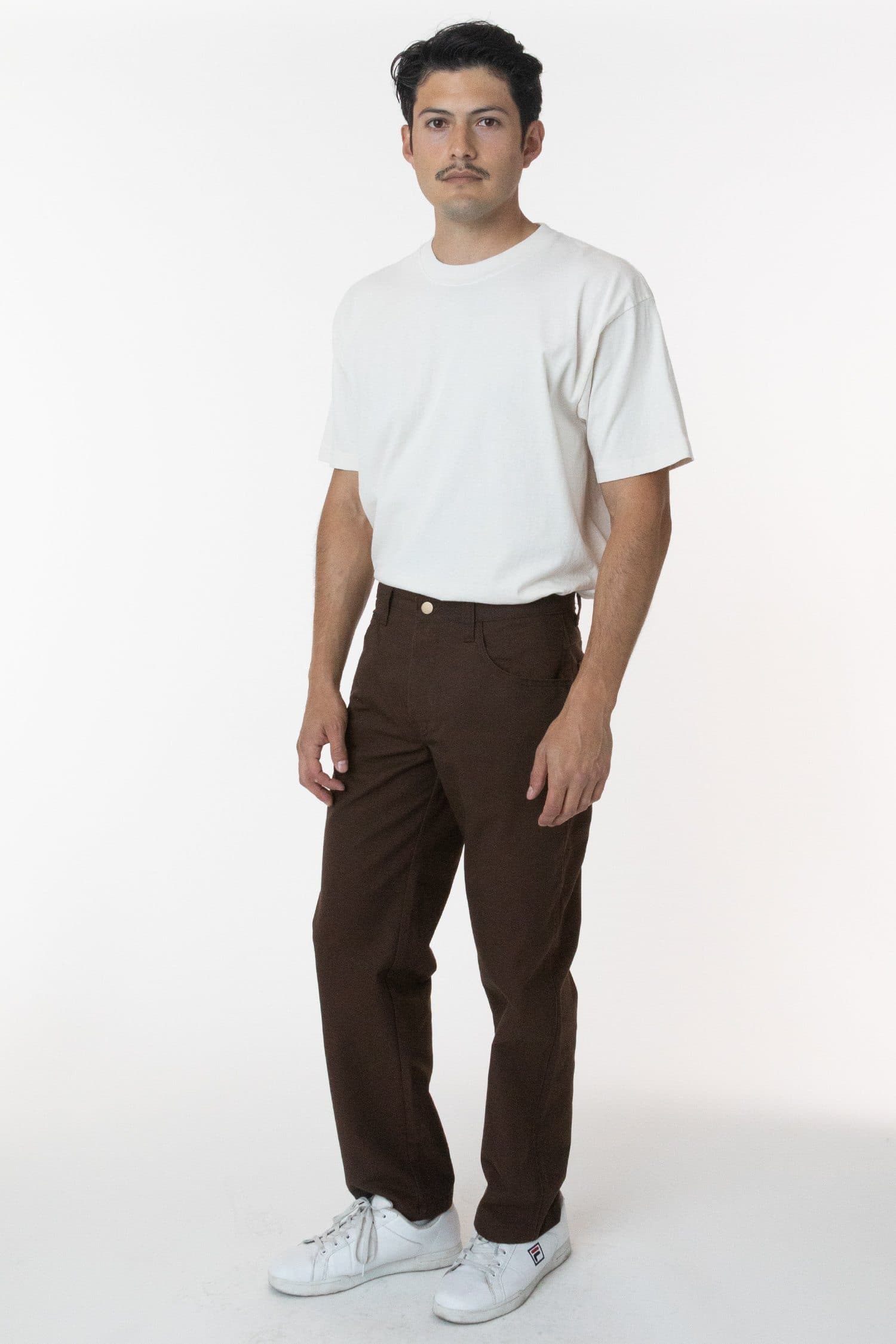 brown1_4915eb62-406f-4572-9f40-93da0580da1b-1 Twill Work Pants Brown - Image 1