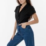Slim Fit Camp Collar Shirt