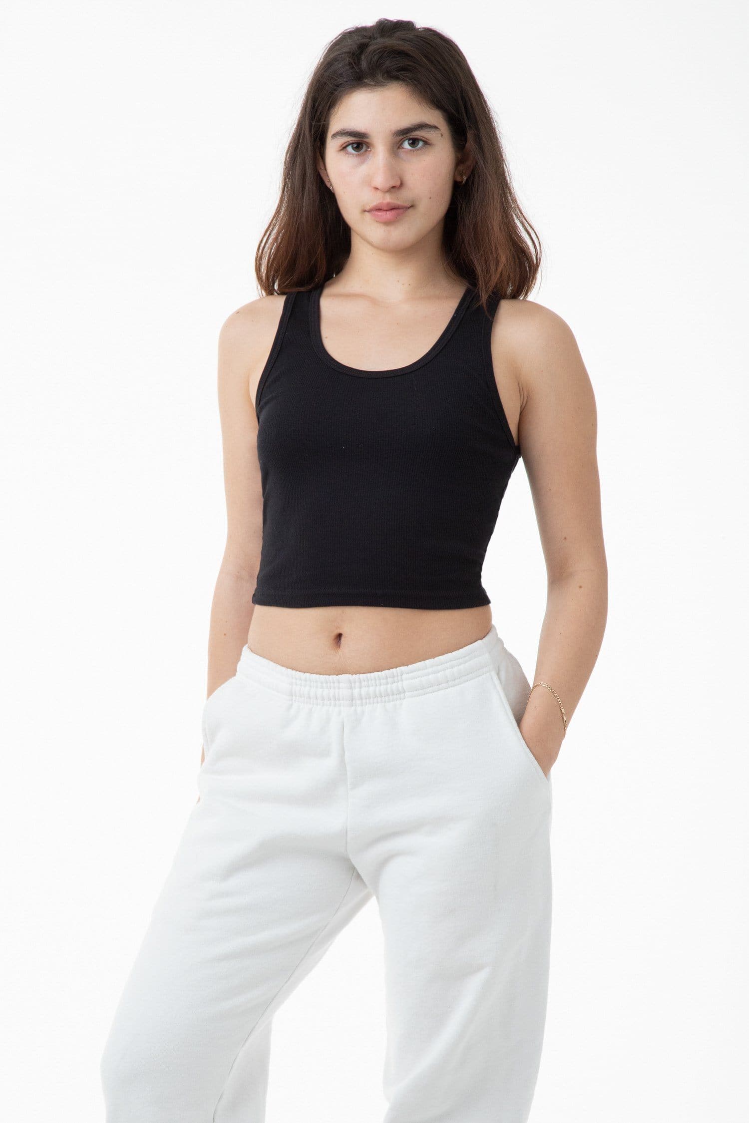 edie_black1x 2x1 Crop Tank - Image 1