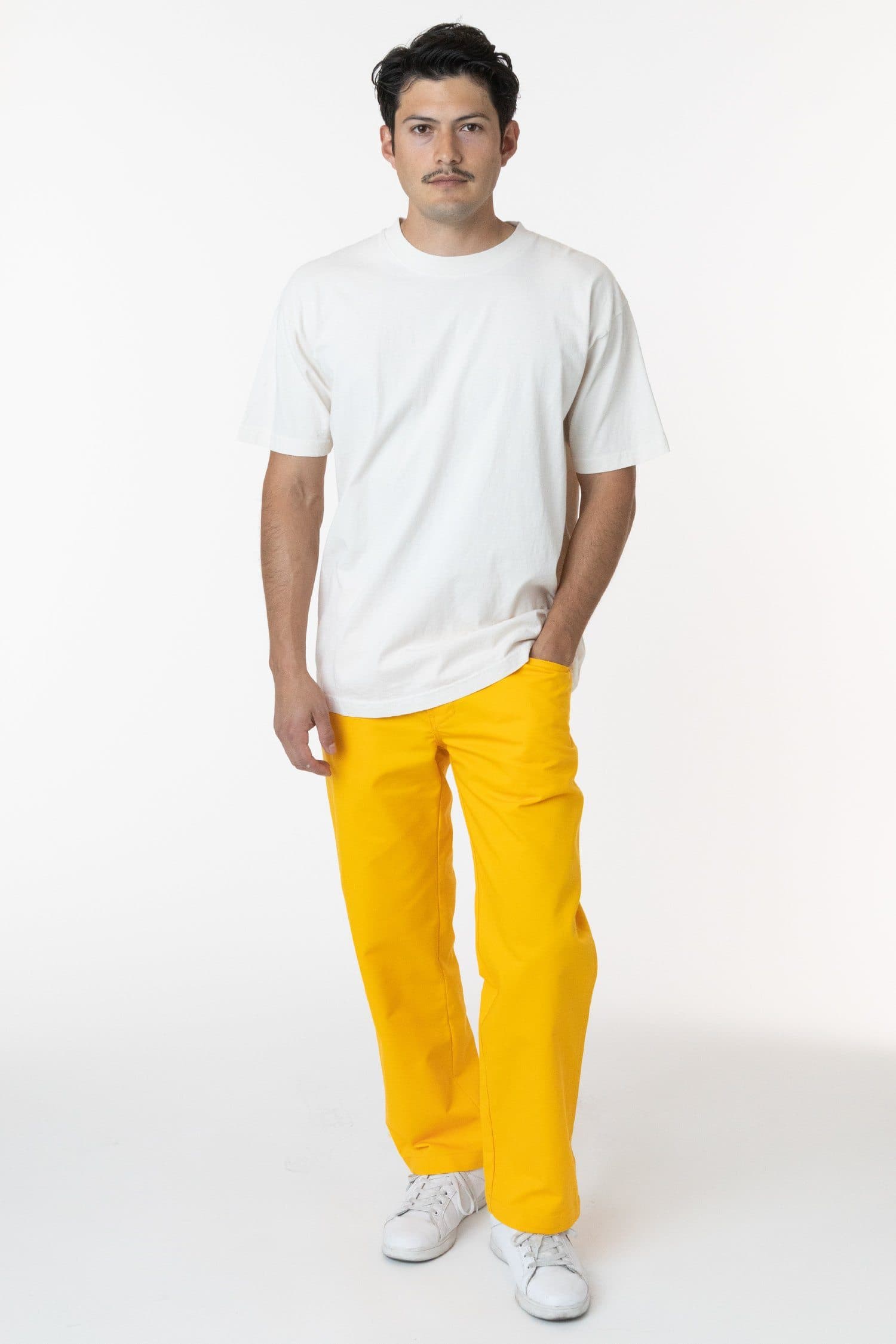 gold1-1 Twill Work Pants Gold - Image 1