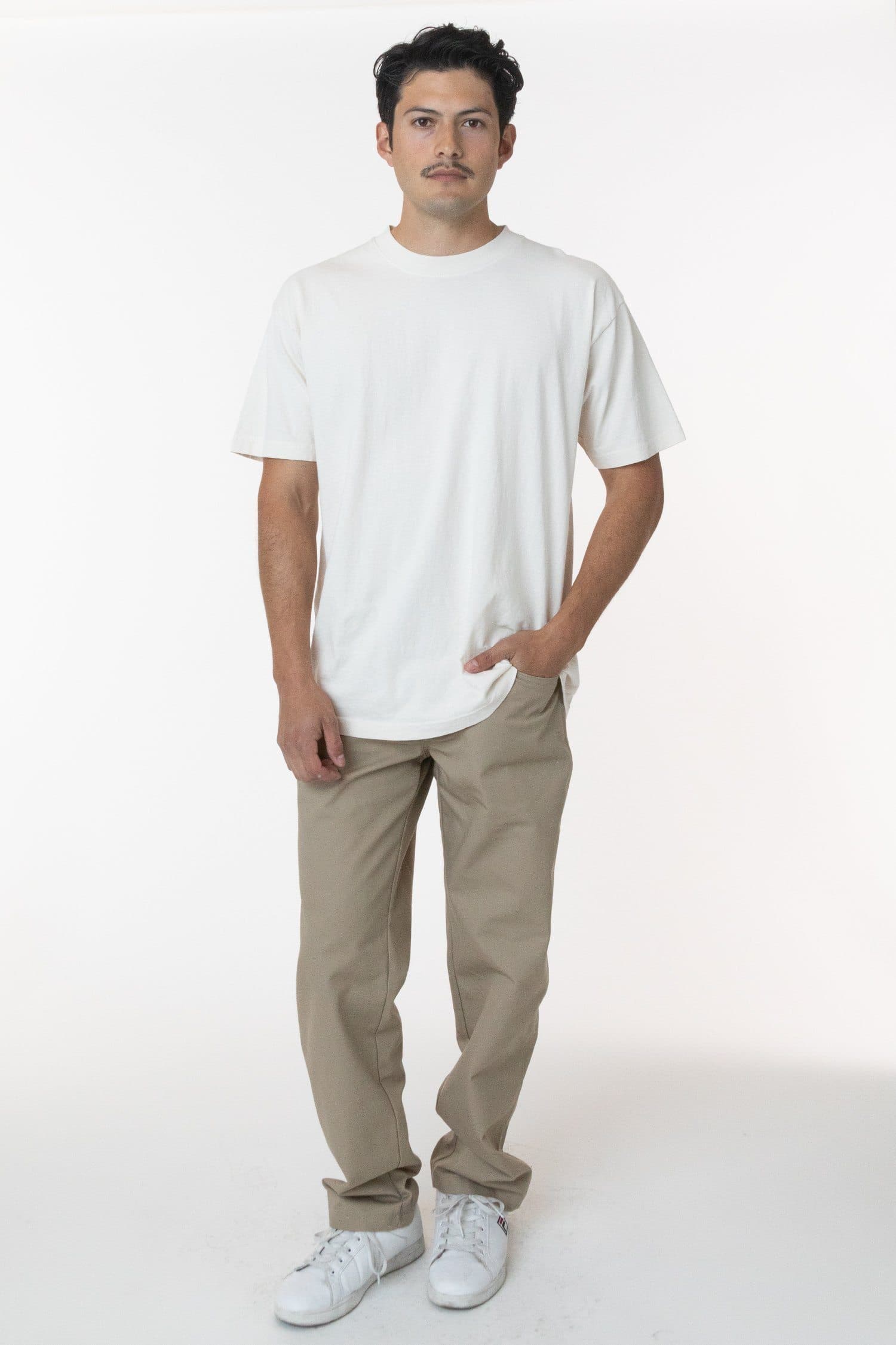 khaki1-1 Twill Work Pants Khaki - Image 1