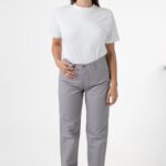 Twill Work Pants Silver