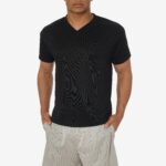 Boxy Fit V-Neck Tee