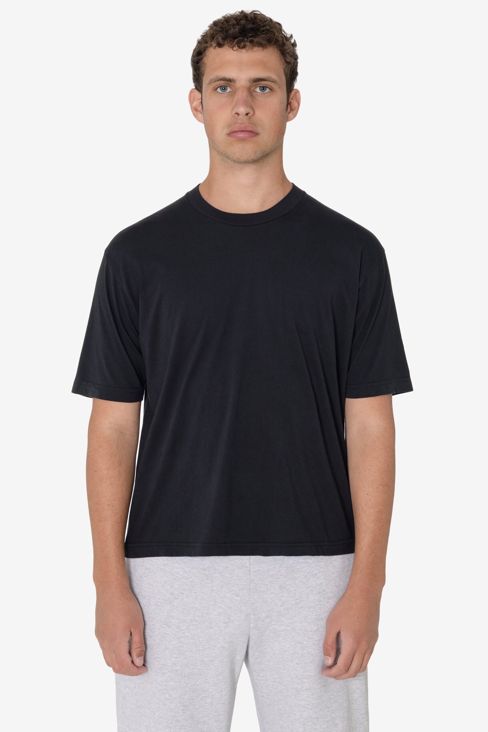 sebastian-4.17-053-BLACK-EDGE 5 oz. Garment Dye Supima T-Shirt - Image 1