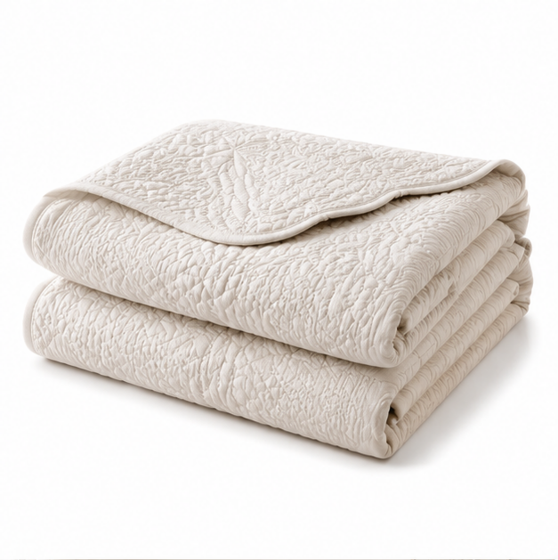5241b660-8e05-40d7-a6d2-bbf02a95663d.png Quilted Cotton Coverlet Duvet - Image 1