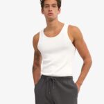 Organic Rib Tank Top - Optical White