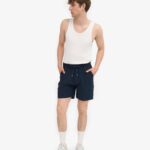 Organic Twill Shorts - Navy Blue
