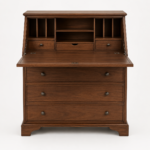 Secretary Desk with Fold-Down Top