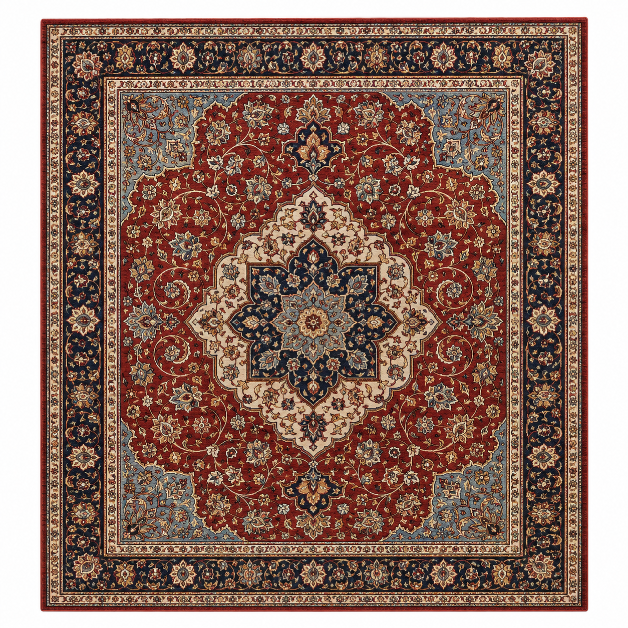 fcc9ead8-083b-4fdb-b666-baa753ee5459.png Traditional Medallion Rug - Image 1