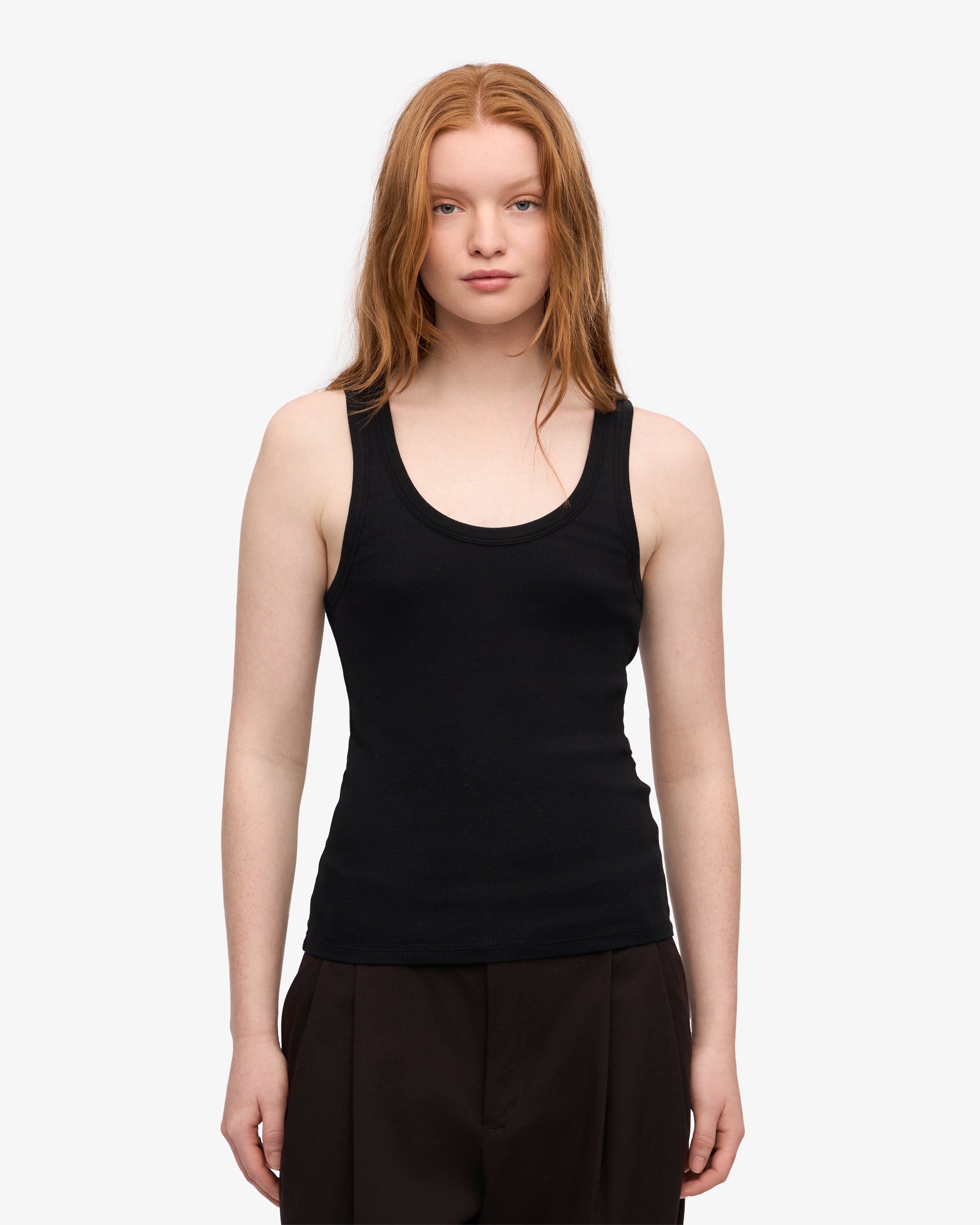 women-organic-rib-tank-top-women-tank-top-deep-black-female_2_dc78f968-5b35-4fa1-907c-3057327d8e09 Women Organic Rib Tank Top - Deep Black - Image 1