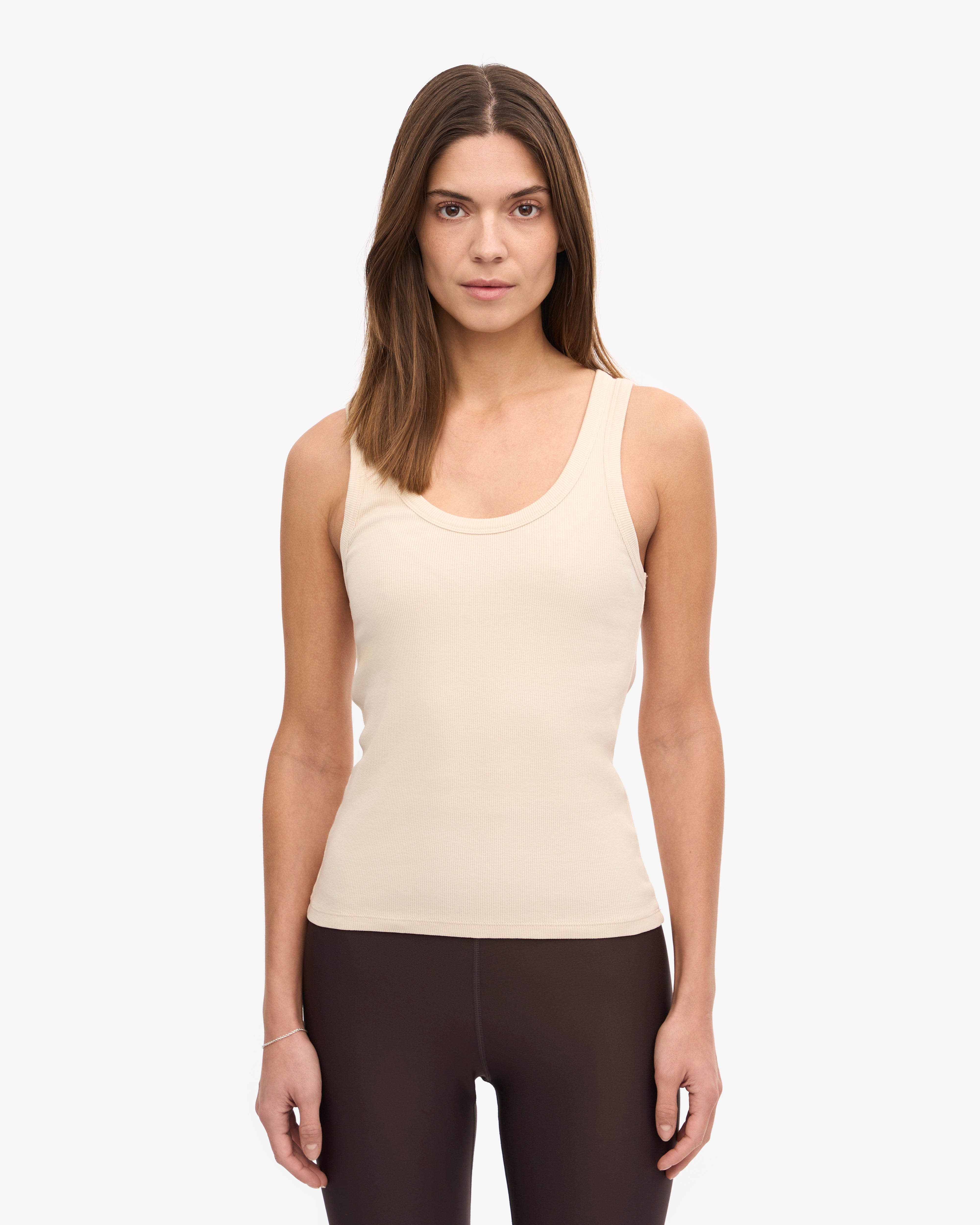 women-organic-rib-tank-top-women-tank-top-ivory-white-female_2 Women Organic Rib Tank Top - Ivory White - Image 1